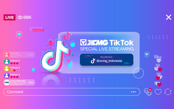 EXPERIENCE XCMG IN ACTION – LIVE STREAMING!